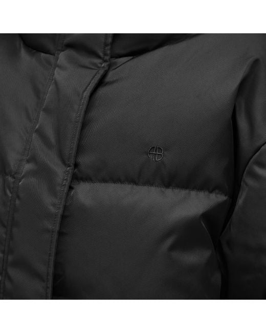 Anine Bing Black Dorian Puffer Jacket