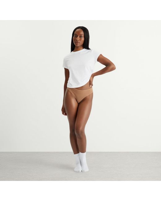 Skims White Fits Everybody Thong