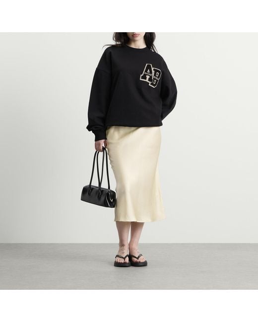 Anine Bing Black Miles Sweatshirt