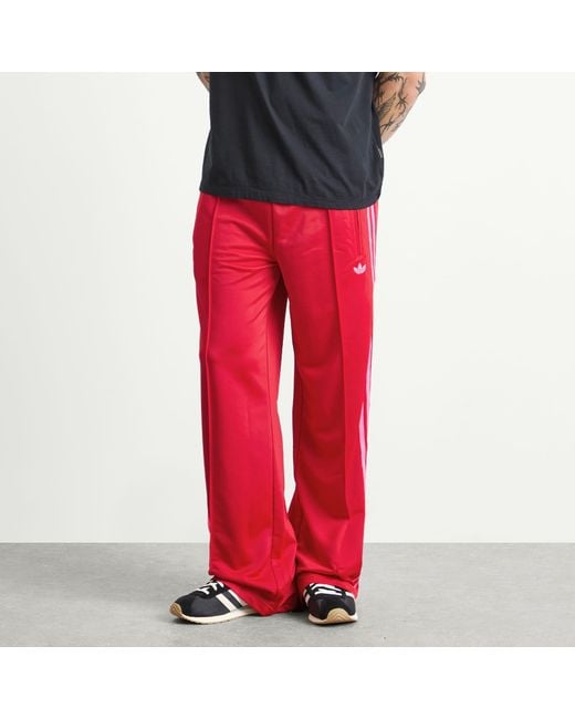 Adidas Red Firebird Track Pants for men