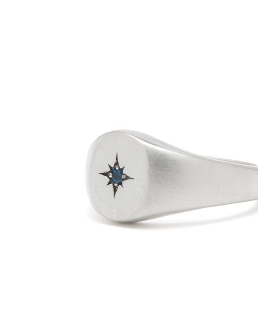 Serge Denimes White Royal Envy Ring for men
