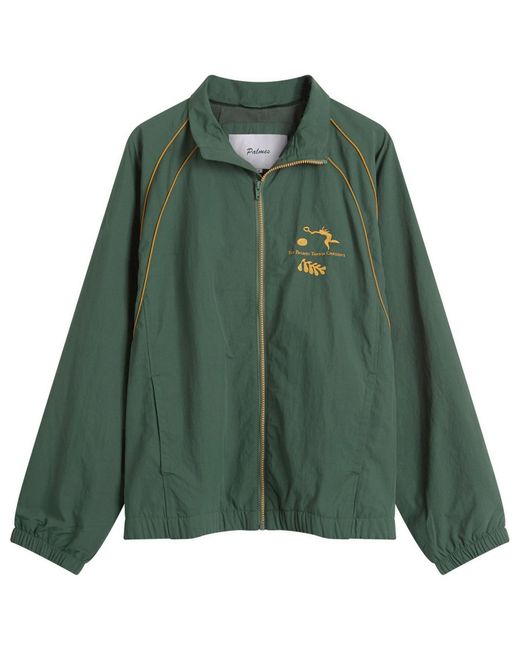 Palmes Green Garden Track Jacket for men