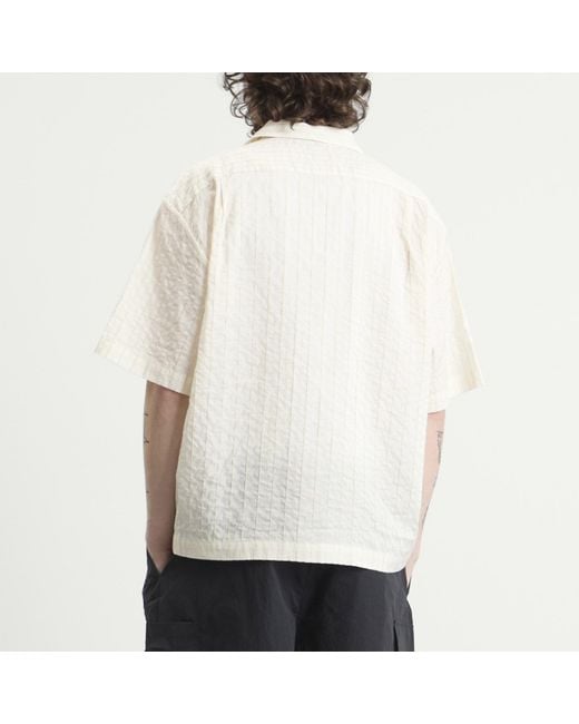 A Kind Of Guise White Samata Vacation Shirt for men