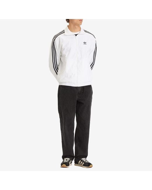 Adidas Gray Firebird Track Top for men