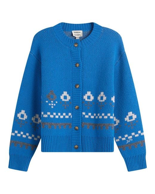 Damson Madder Blue Romily Cardigan