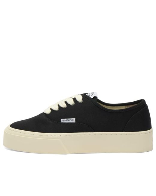 Annie Hood Black Hood Lace Up Sneaker for men