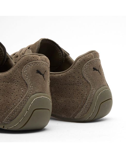 PUMA Brown X Jil Sander K-Street Suede Sneakers