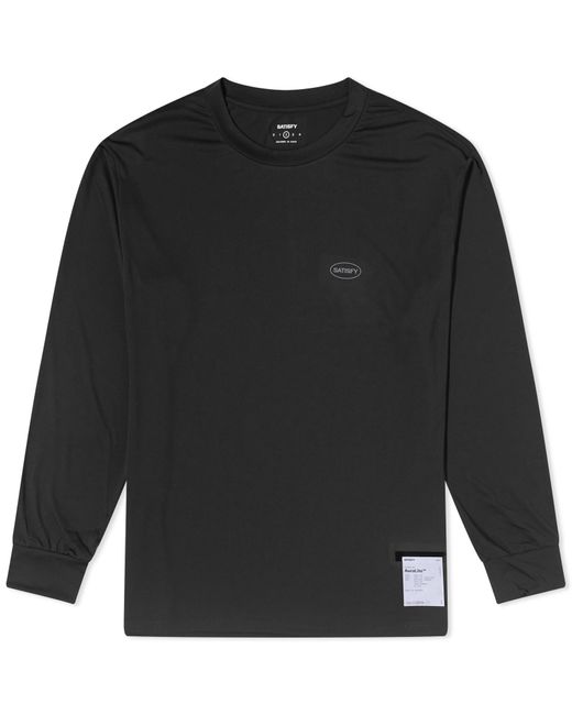 Satisfy Black Auralite Long Sleeve T-shirt for men
