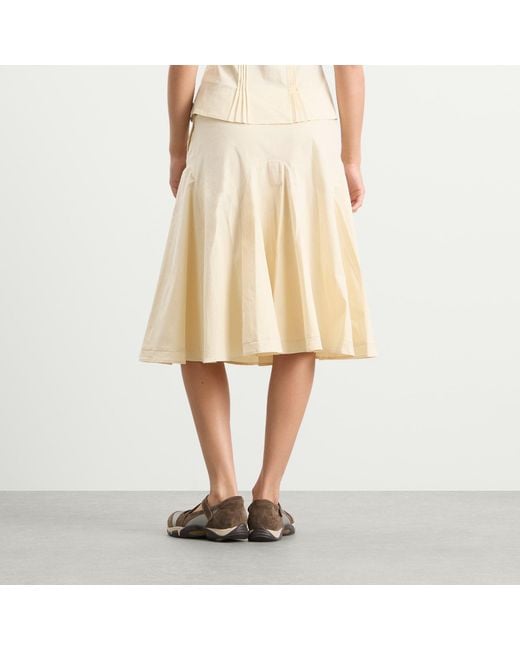 Peachy Den Natural Missy Midi Skirt Presented By End