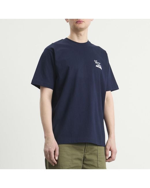 Cafe Mountain Blue Legacy T-Shirt for men