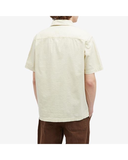 Belstaff Natural Mineral Caster Short Sleeve Shirt for men