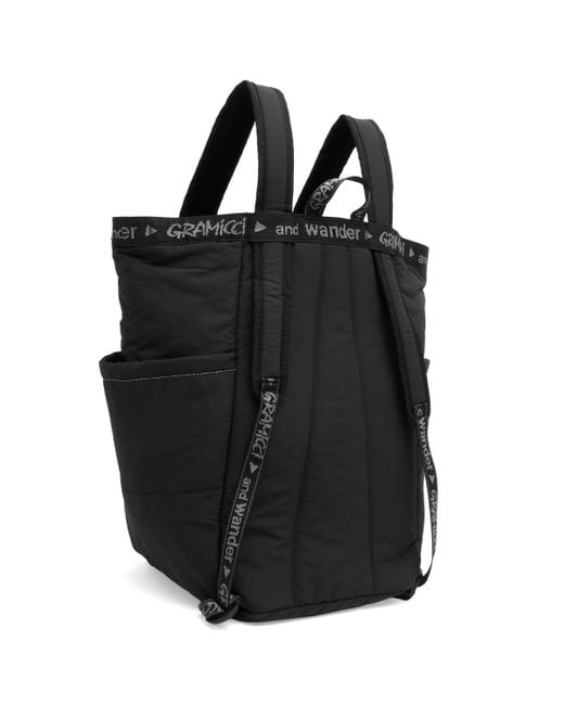 Gramicci Black X And Wander Padded 2 Way Tote for men