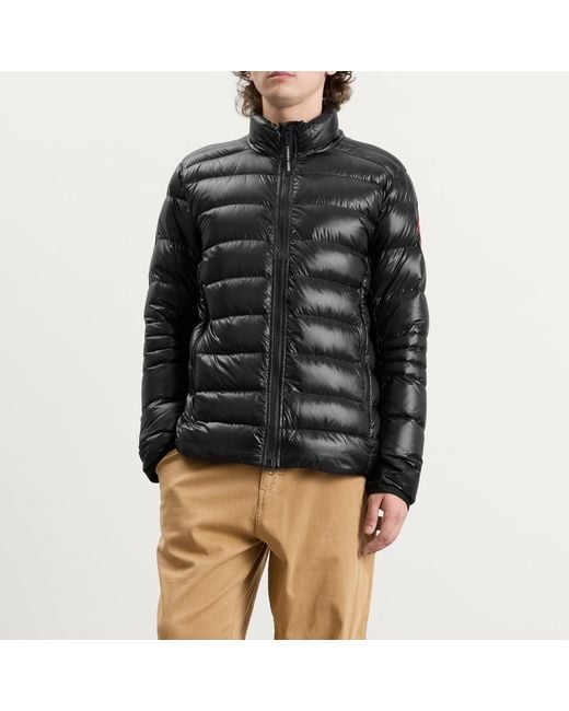 Canada Goose Black Crofton Jacket for men