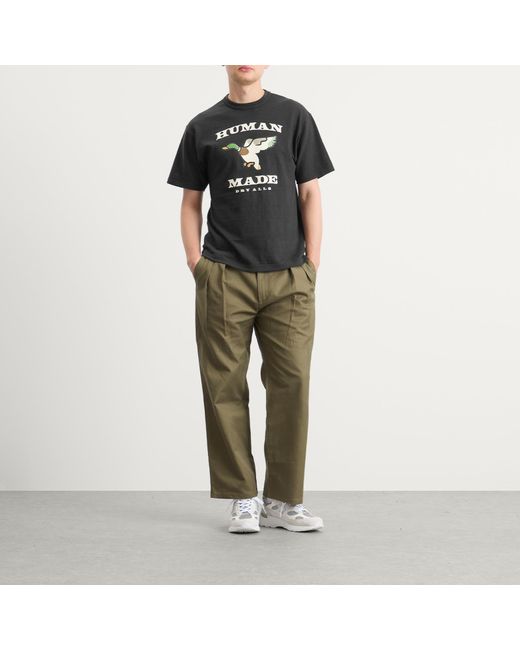 Human Made Black Flying Duck T-Shirt for men