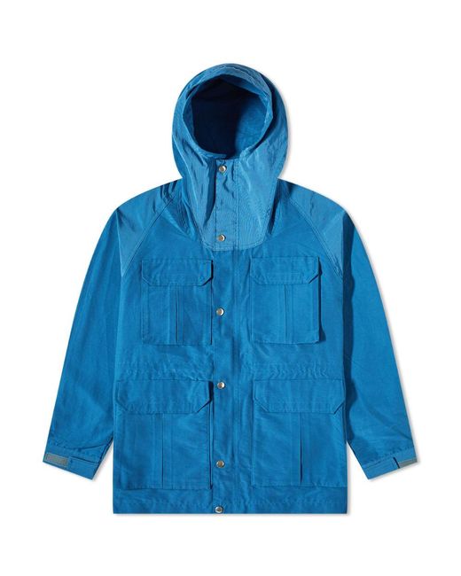 Beams Plus Blue 60/40 Mountain Parka Jacket for men