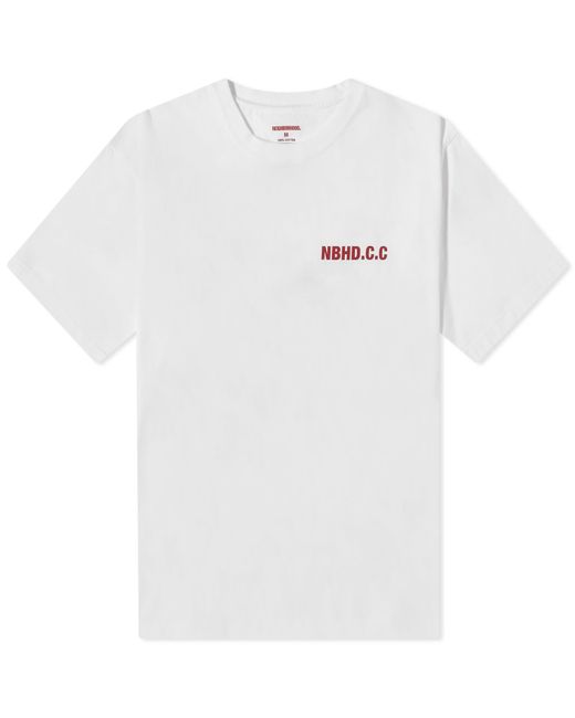 Neighborhood White Ss-6 T-Shirt for men