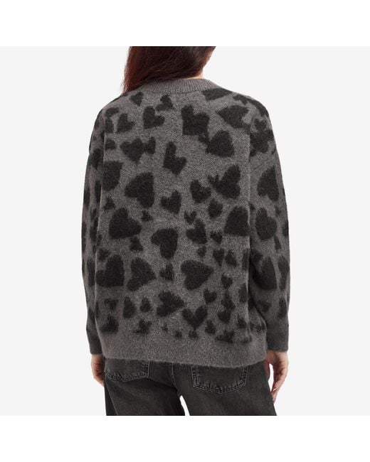 Anine Bing Gray Sydney Hearts Crew Jumper