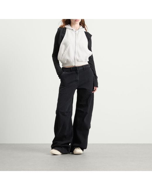 Rick Owens White Cyclops Gimp Sleeveless Hoodie