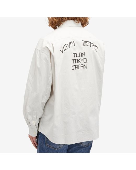 Visvim Steiner Shirt in White for Men | Lyst
