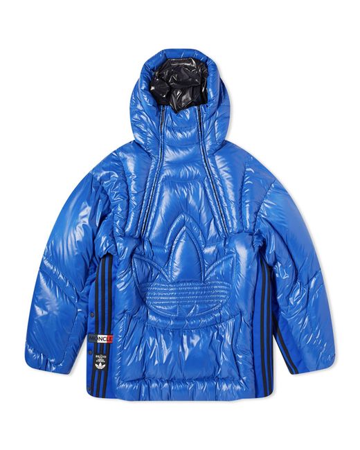 Moncler Blue X Adidas Originals Chambery Trefoil Down Jacket for men