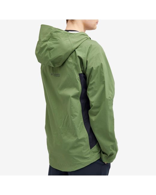 Columbia Green Mazama Trail Shell Jacket for men