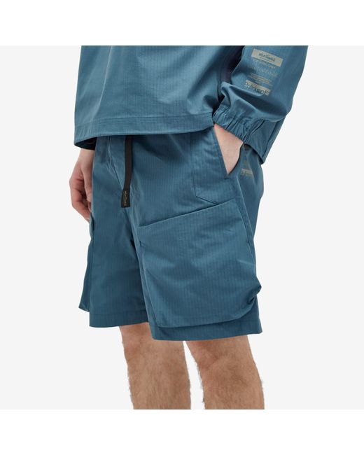 Poliquant Blue X Wildthings Common Uniform Solotex Shorts for men