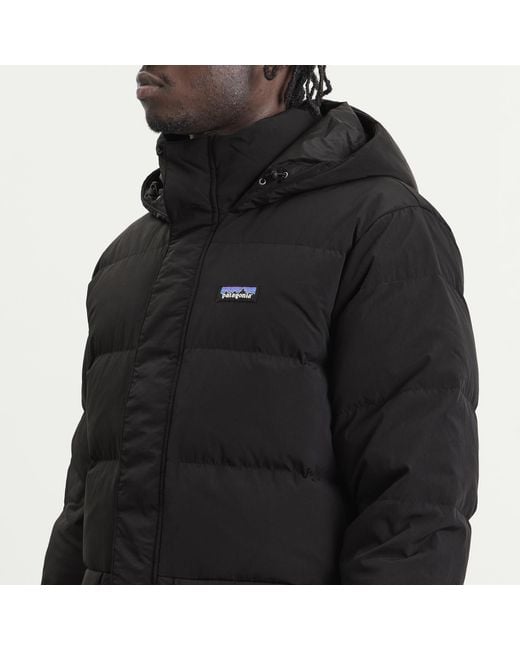 Patagonia Black Sisar Down Hooded Jacket for men
