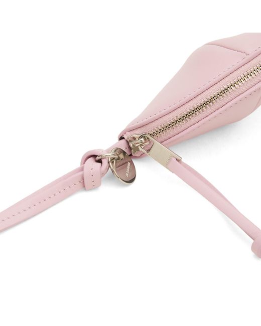 Jil Sander Pink Small Curve Pouch