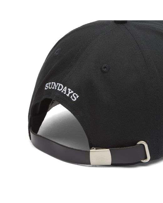 Sundays Black S Cap for men