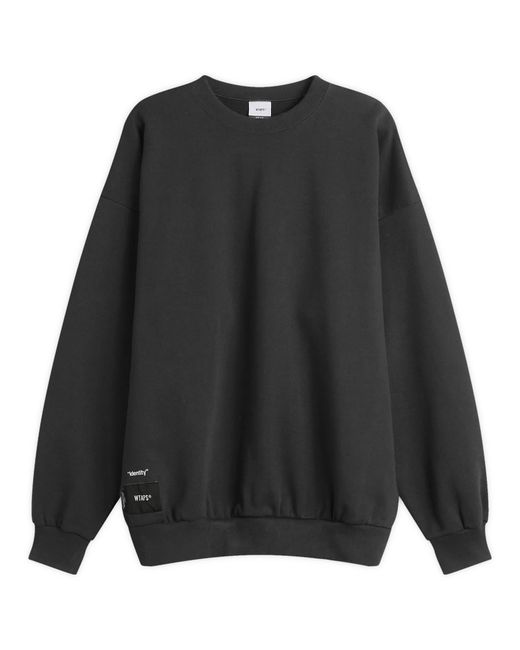 (w)taps Black Identity Sweatshirt for men