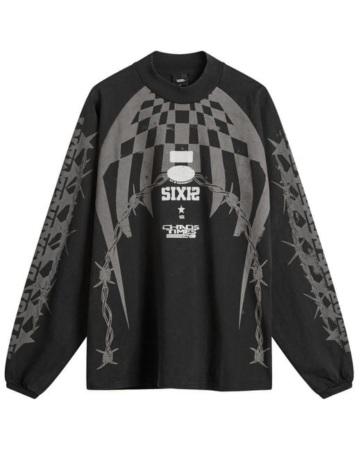 Vans Black X A.O.D. Hazard Ls T-Shirt for men