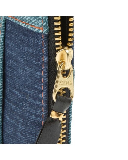 Comme des Garçons Blue Wallet Sa3100Dp Denim Pocket Wallet