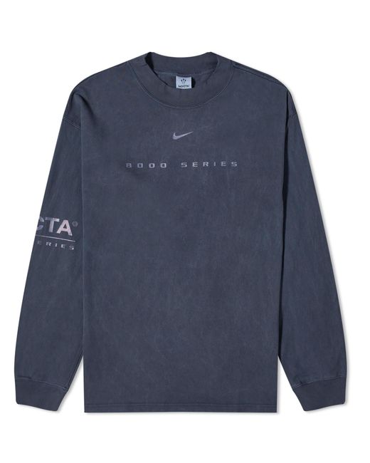 Nike Blue X Nocta Nrg Long Sleeve Mock Neck T-shirt for men