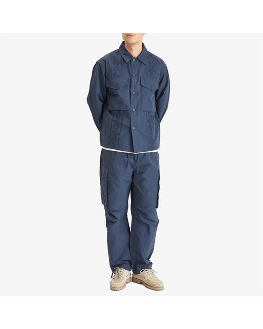Pendleton Blue Parachute Overshirt for men