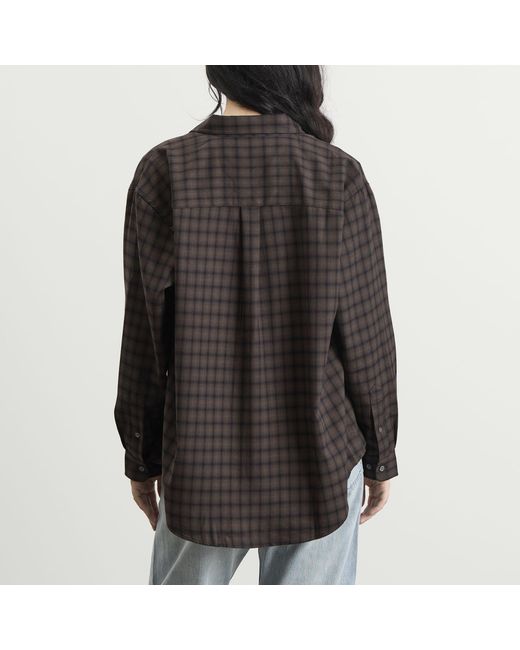 DUNST Black Checked Flannel Shirt