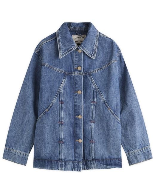 Damson Madder Blue Stevie Shacket