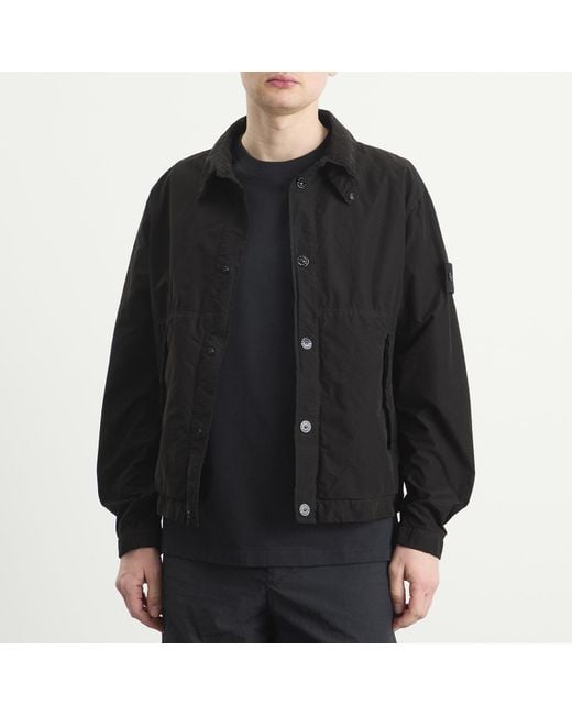 Stone Island Black Ghost David Light-Tc Coach Jacket for men
