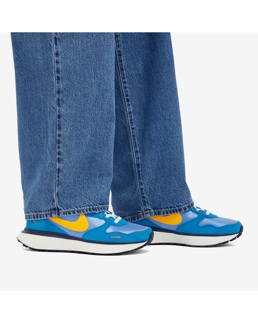 Nike Blue W Phoenix Waffle Sneaker