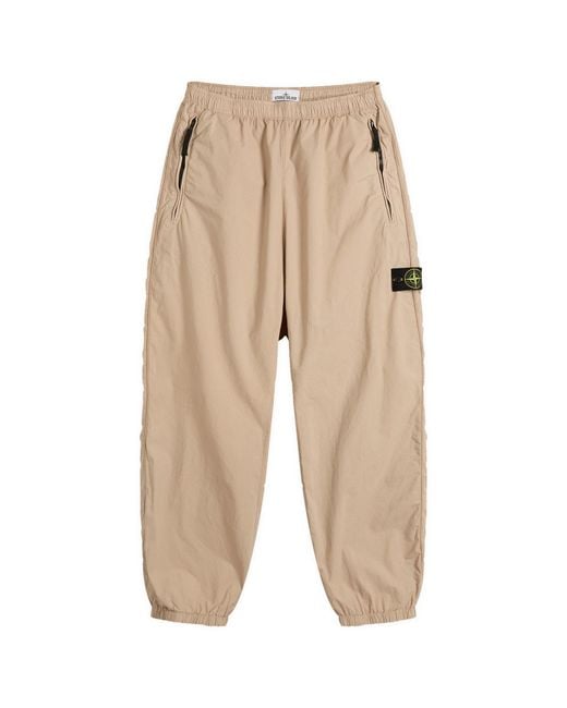 Stone Island Natural Tela Paracadute Trousers for men