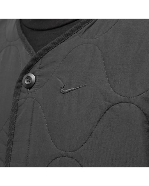 Nike Black Life Woven Insulated Military Vest for men