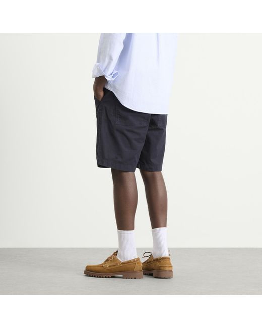 Norse Projects Blue Kvitfell Relaxed Twill Shorts for men