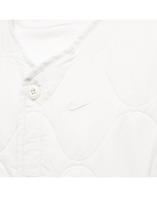 Nike White Life Woven Military Vest for men