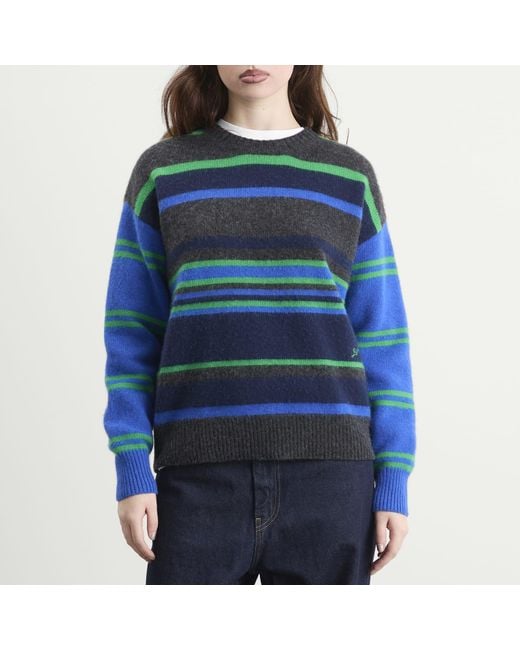 Damson Madder Blue Rene Crew Jumper