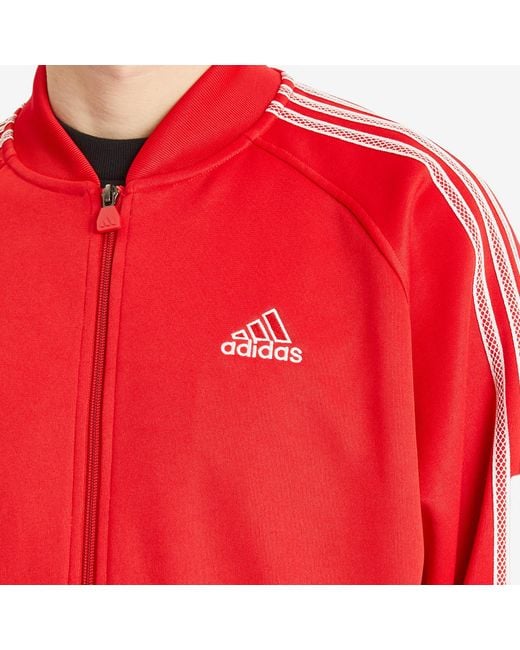 Adidas Red Track Top for men