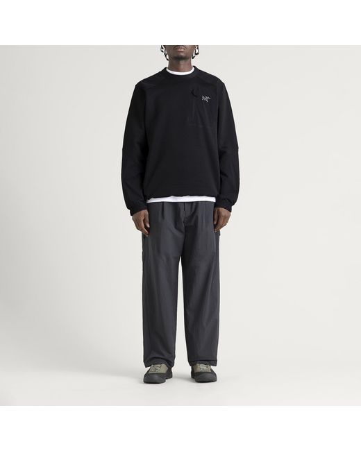 Arc'teryx Black Arcteryx Konseal Crew Sweatshirt for men