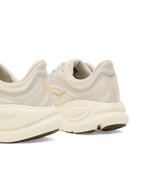 Hoka One One White Bondi 9 Sneaker