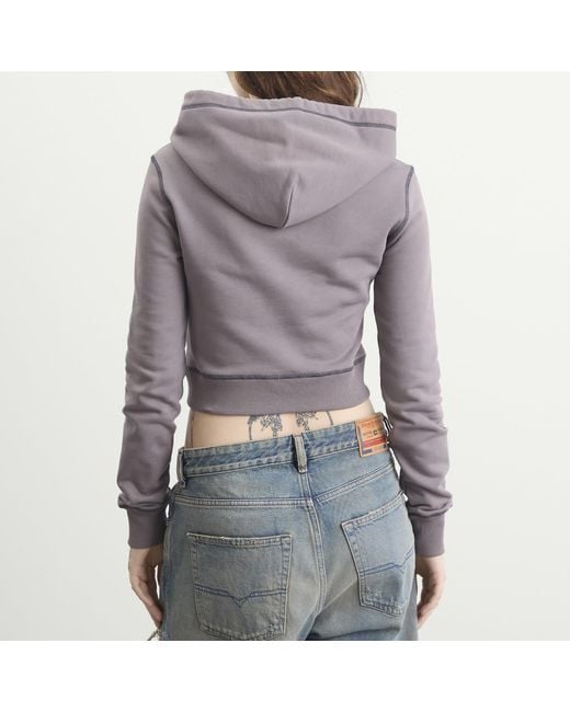 DIESEL Gray F-Slimmy Hoodie