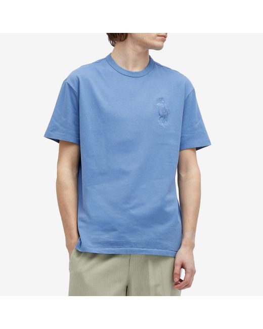 Polo Ralph Lauren Blue Big Pony T-Shirt for men