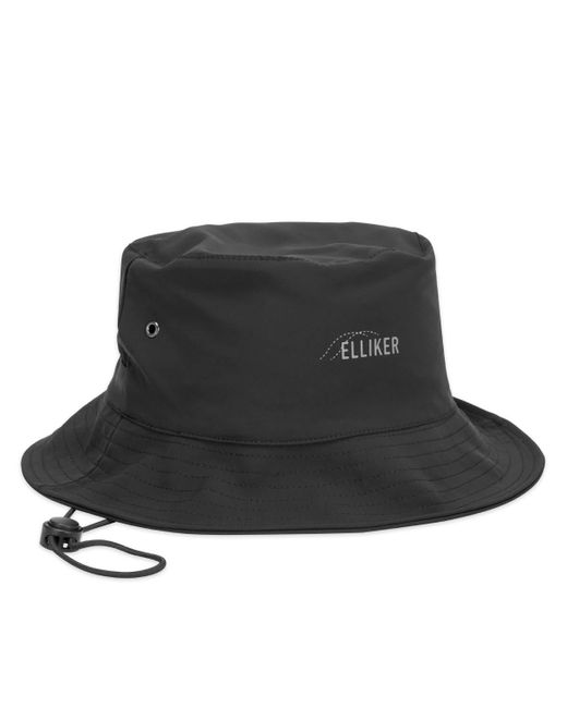 Elliker Black Burter Packable Tech Bucket Hat