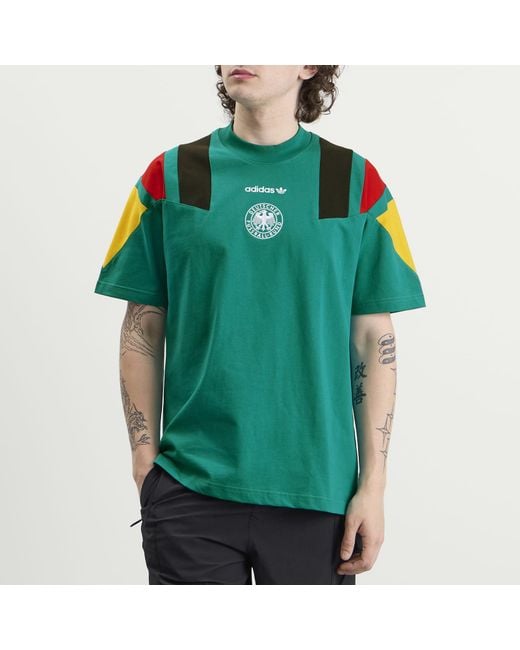 Adidas Green Dfb Eqt T-Shirt for men